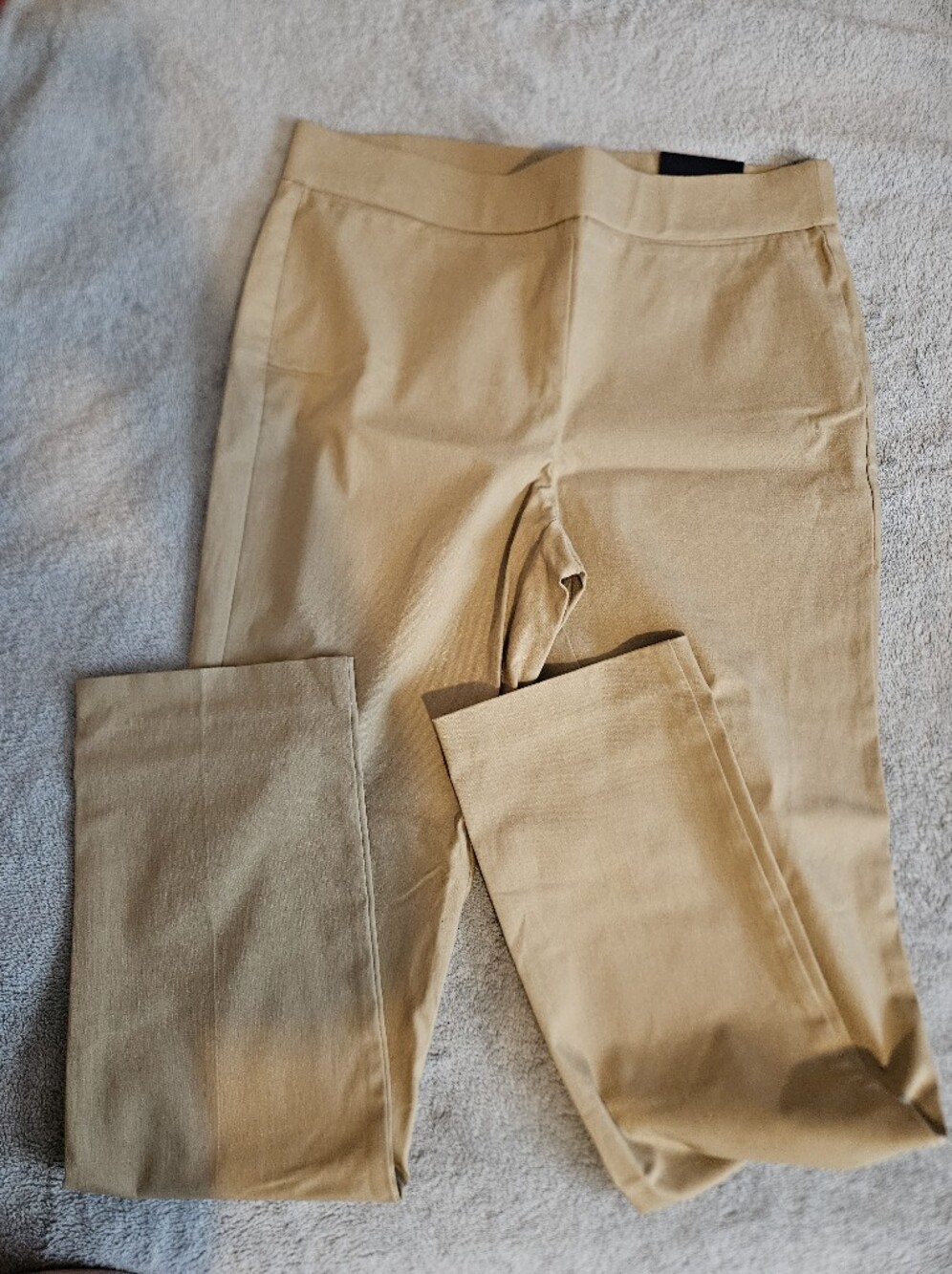 Rafaella Straight Leg Pull-On Pants in Tan 12